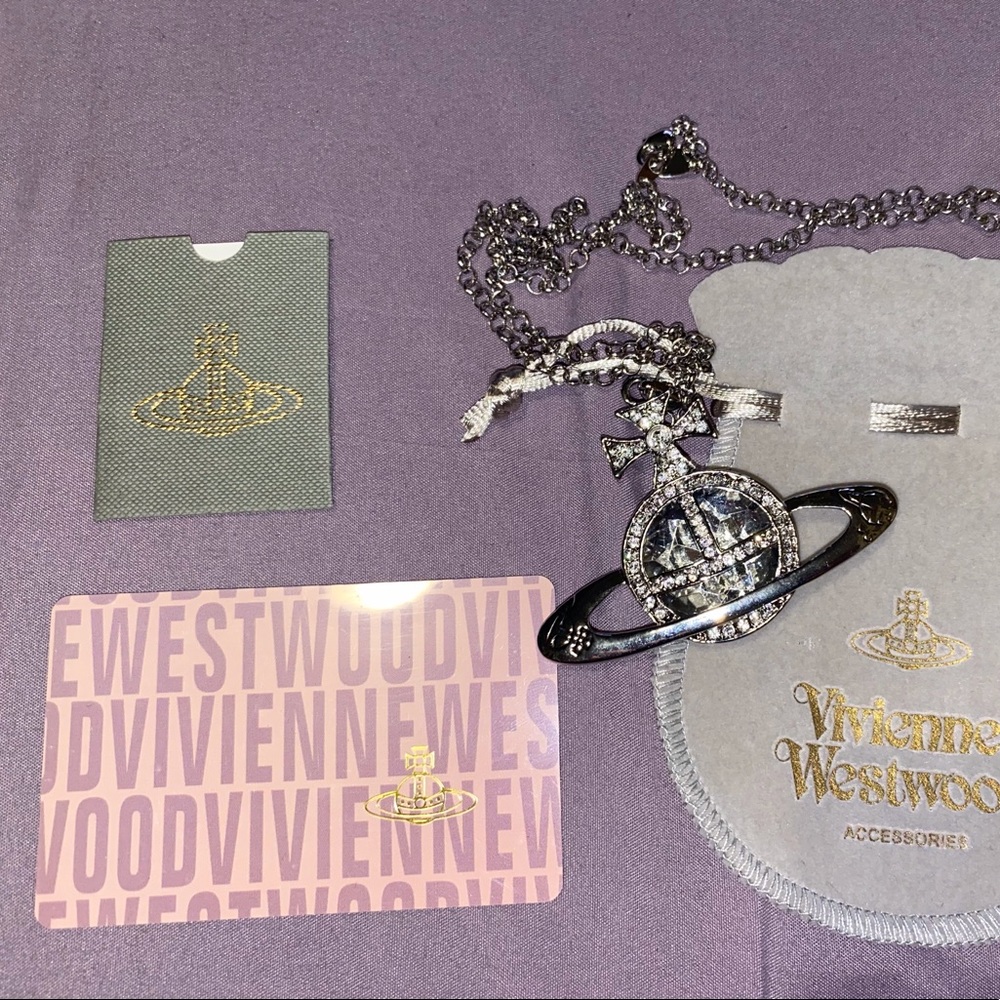 Vivienne Westwood big gem necklace